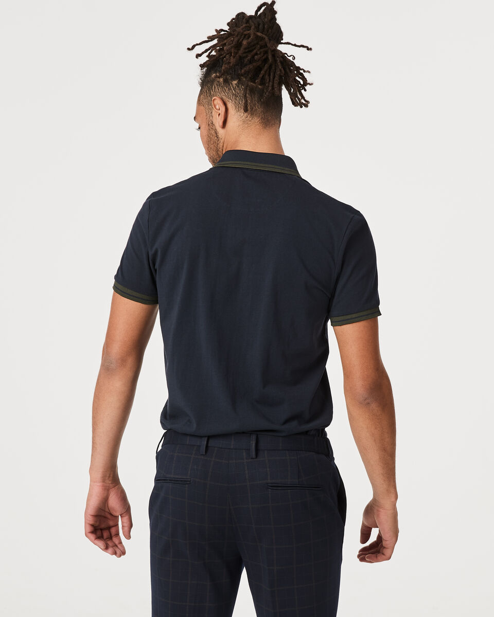 Narka Polo Shirt, Navy, hi-res